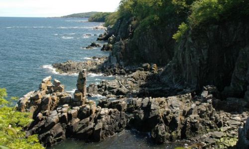 Zdjęcie DANIA / Bornholm / Hellogdomsklipperne / wybrzeże