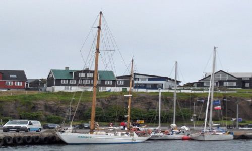 Zdjecie DANIA / Wyspy Owcze / Port / Polskie jachtyw Thorshavn