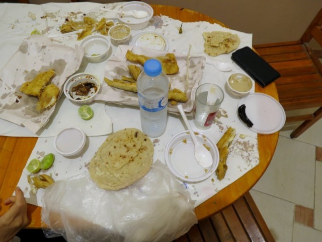 Zdj cia: Zamalek, Kair, Rybny obiad, EGIPT