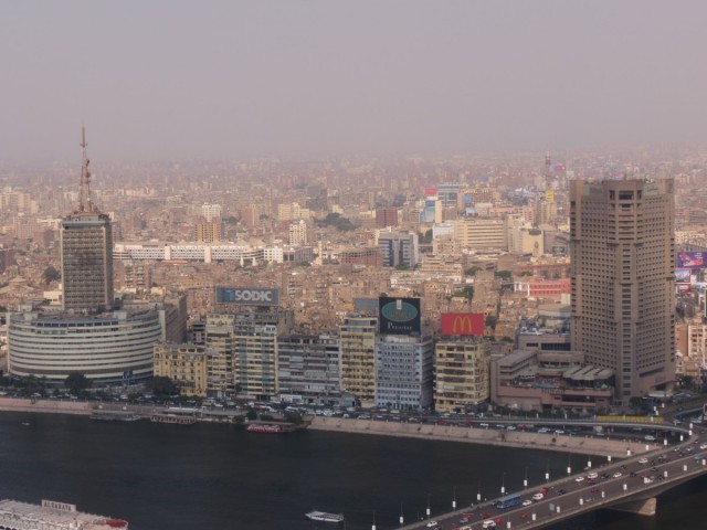 Zdj cia: Zamalek, Kair, Smog?, EGIPT