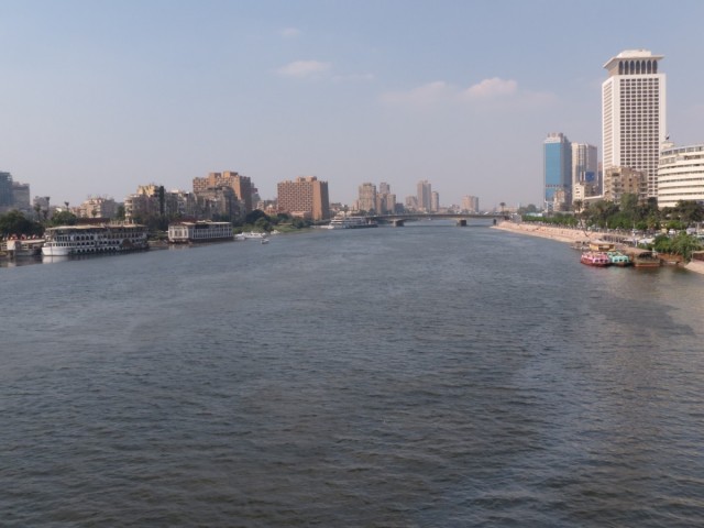 Zdj cia: Zamalek, Kair, Kair panorama Nil, EGIPT