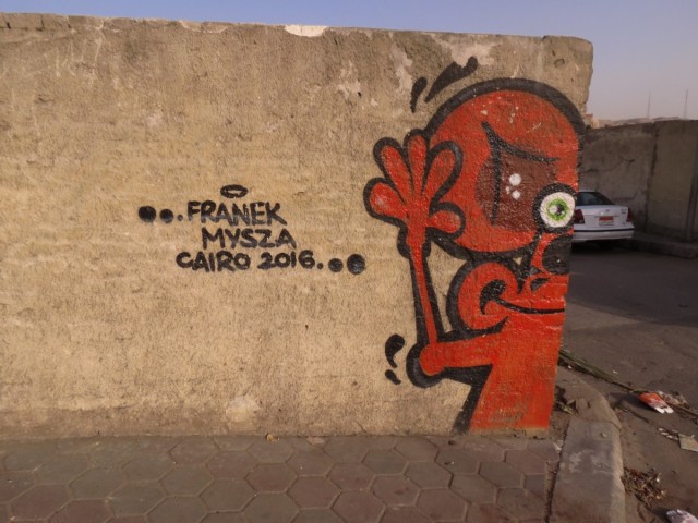 Zdj cia: Kair, Afryka, m umar�ych mural, EGIPT