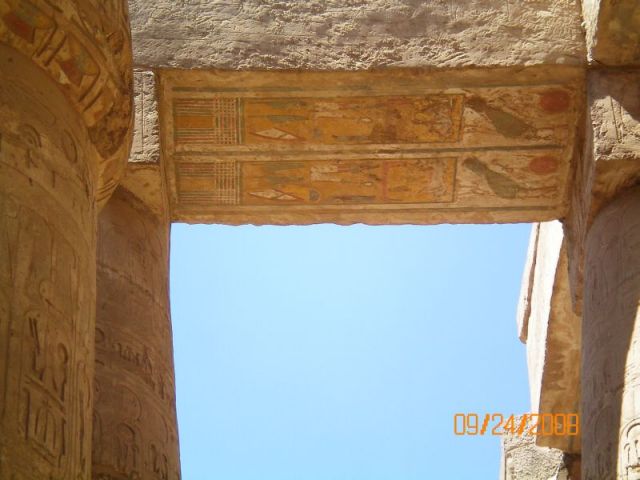 Zdjęcia: Św Karnak, Karnak, malowidło, EGIPT Zdjęcia: Św Karnak, Karnak, malowidło, EGIPT