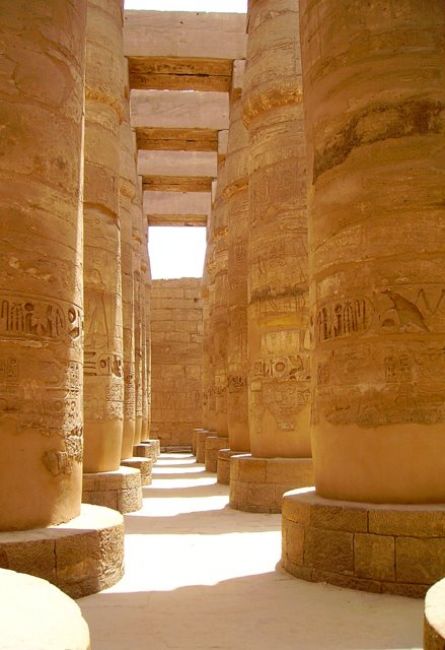 Zdjęcia: Karnak, Karnak, kolumnada w światyni, EGIPT Zdjęcia: Karnak, Karnak, kolumnada w światyni, EGIPT