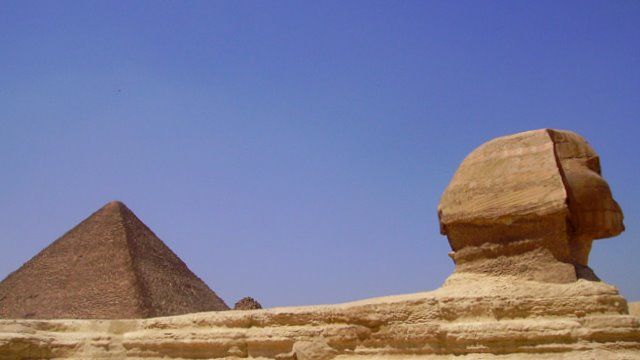 Zdjęcia: Giza, Giza, dwa symbole Egiptu, EGIPT Zdjęcia: Giza, Giza, dwa symbole Egiptu, EGIPT