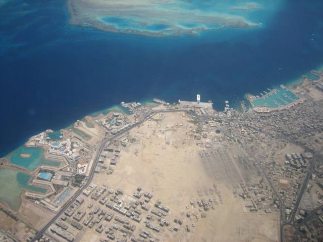 Zdjęcia: Hurghada, Hurghada z lotu ptaka, EGIPT Zdjęcia: Hurghada, Hurghada z lotu ptaka, EGIPT
