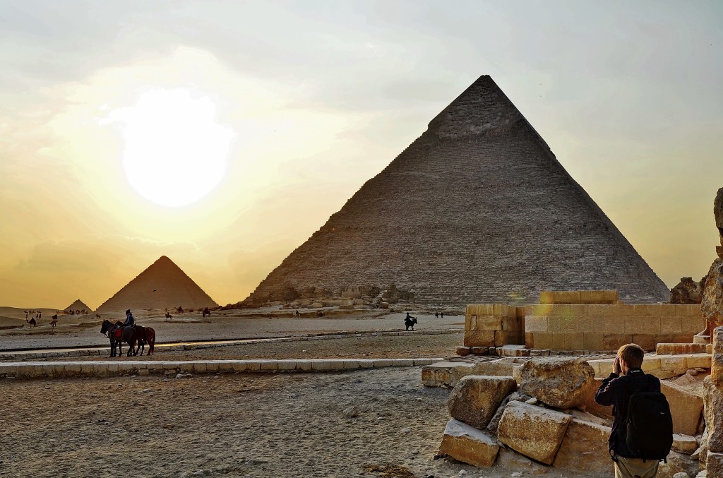 Zdjęcia: Giza, Kair, Zachód słońca, EGIPT Zdjęcia: Giza, Kair, Zachód słońca, EGIPT