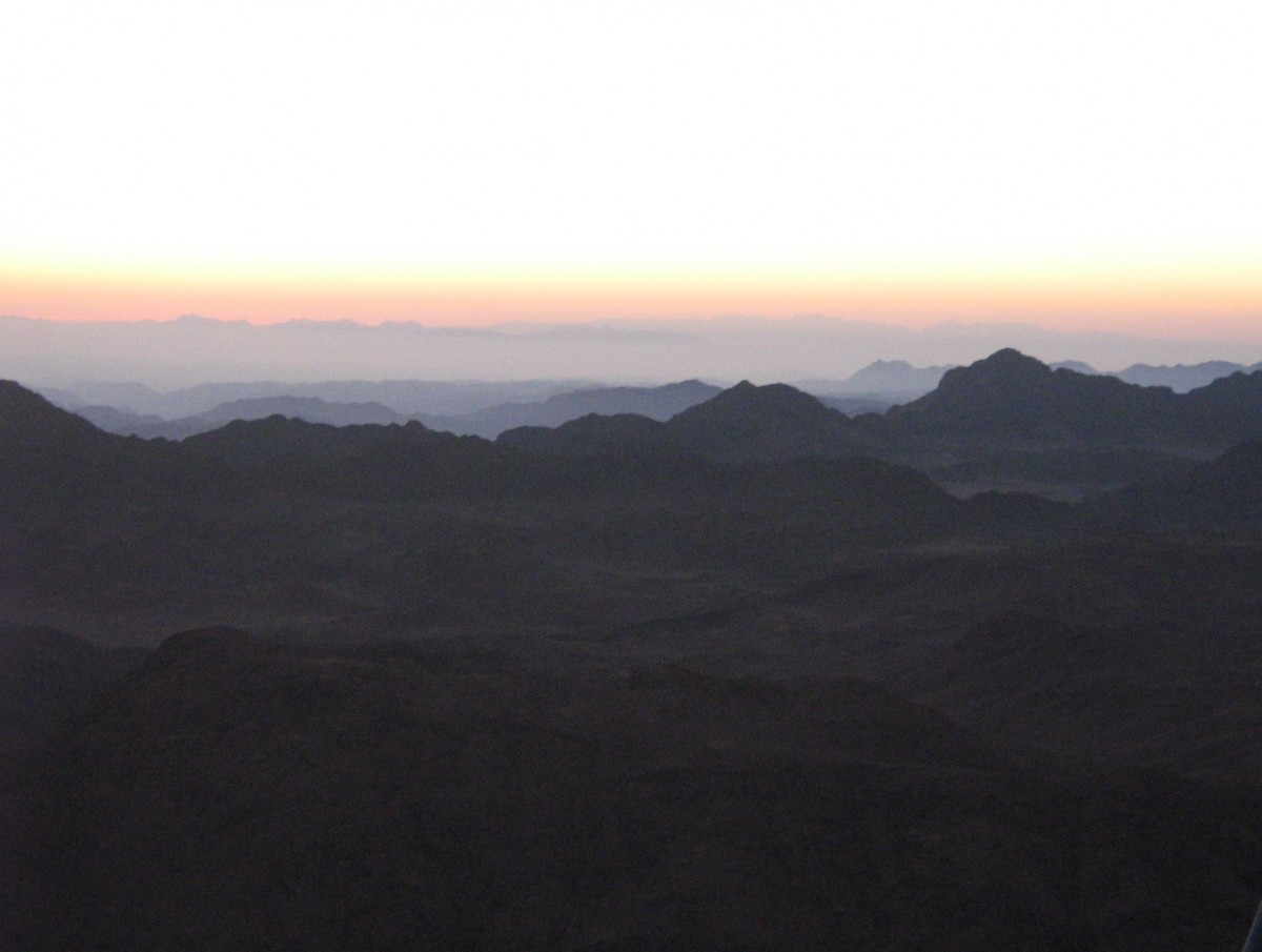 Zdjęcia: Synaj, widok z Synaju, EGIPT Zdjęcia: Synaj, widok z Synaju, EGIPT