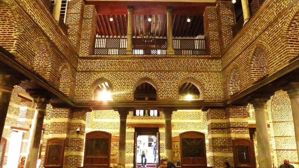 Zdjęcia: Kair - dzielnica koptyjska, Kair, kościół św. św. Sergiusza i Bachusa, EGIPT Zdjęcia: Kair - dzielnica koptyjska, Kair, kościół św. św. Sergiusza i Bachusa, EGIPT