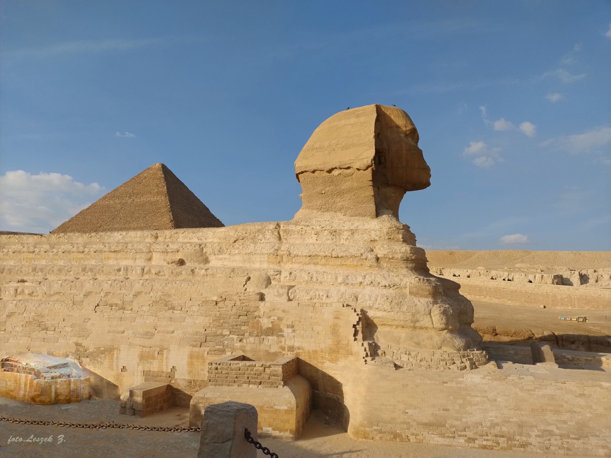 Zdjęcia: Giza., Giza., Sfinks w Gizie., EGIPT Zdjęcia: Giza., Giza., Sfinks w Gizie., EGIPT