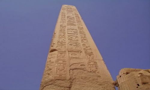 Zdjęcie EGIPT / - / Karnak / Obelisk Hatszepsut