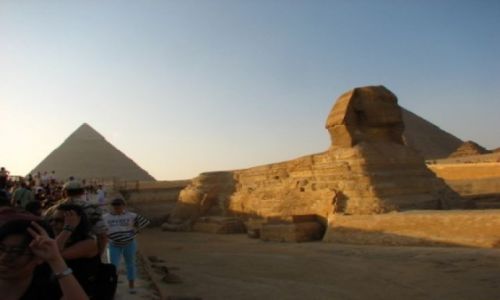 EGIPT / brak / Giza / Piramidy, Sfinks