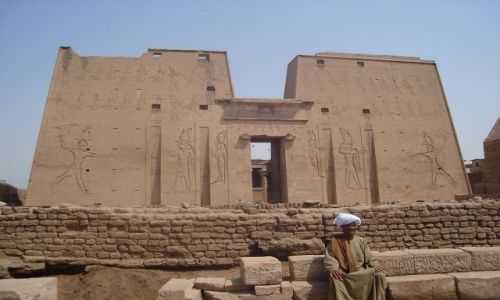 Zdjecie EGIPT / rodkowy Egipt / Edfu / witynia Horusa
