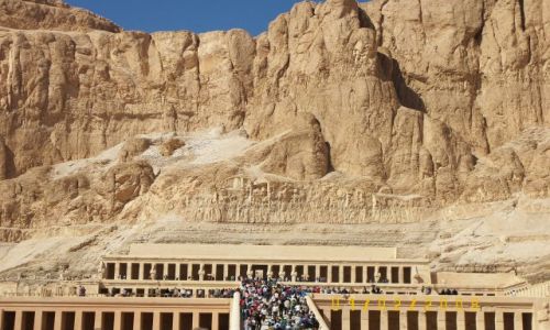 Zdjecie EGIPT / - / Luxor / Switynia  Hatszepsut