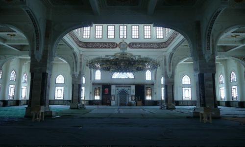 Zdjecie EGIPT / hurghada / przy bazarze rybnym / nowy meczet w Hurghadzie
