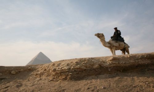 Zdjecie EGIPT / Aglomeracja Kairu / Giza / Stranik piramid