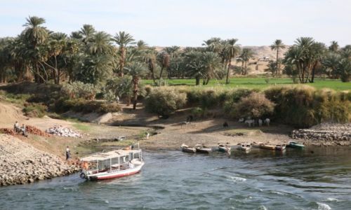 Zdjecie EGIPT / okolice Abu Simbel / Nil / Przysta
