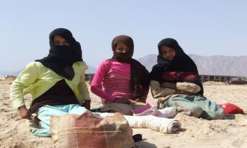 Zdjęcie EGIPT / - / Nuweiba / handlareczki