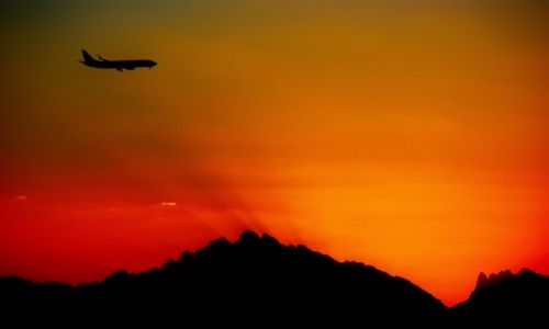 Zdjcie EGIPT / Hurghada / Hurghada / O zachodzie sca