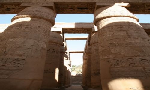 Zdj�cie EGIPT / G�rny Egipt / Karnak, �wi�tynia Amona-Re / Wielka Sala Hypostylowa