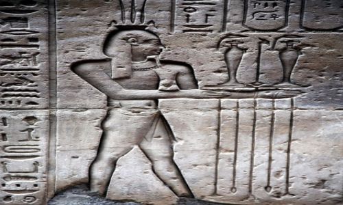 Zdjęcie EGIPT / Edfu / Świątynia Horusa / Opowieść