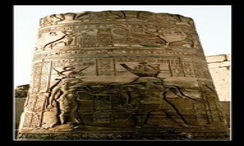 Zdjecie EGIPT / brak / Kom-Ombo / Sobek's Kom-Ombo Temple column