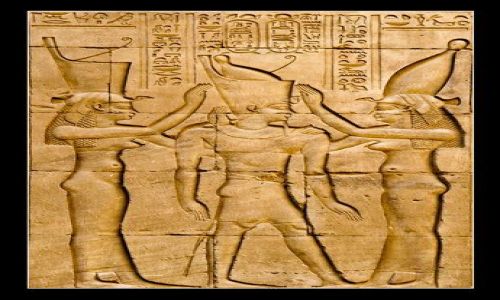 Zdjecie EGIPT / brak / Thebes / Enthronement of Two-left-hand