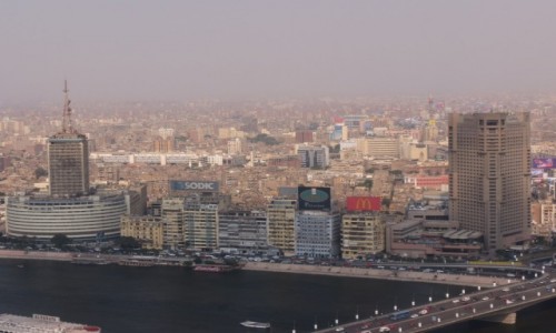 Zdjcie EGIPT / Kair / Zamalek / Smog?