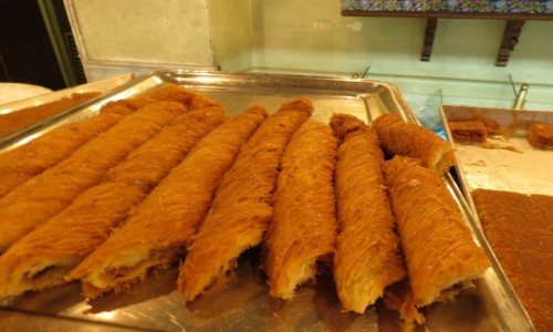 Zdjecie EGIPT / Kair / Zamalek / Baklawa w Mandariene Koueider
