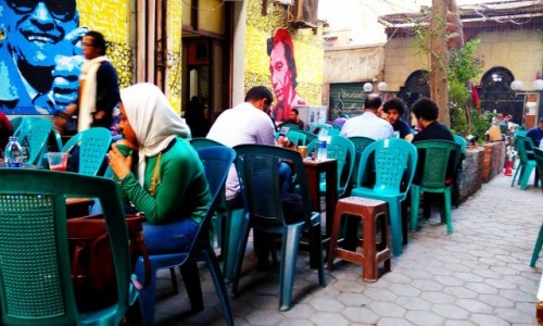 EGIPT / Egipt / Kair / coffeshop