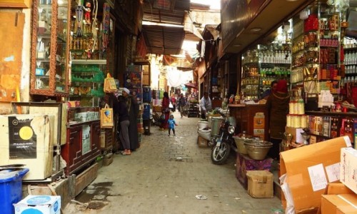 Zdjcie EGIPT / Kair / Kair - dzielnica muzumaska / bazar Chan al-Chalili