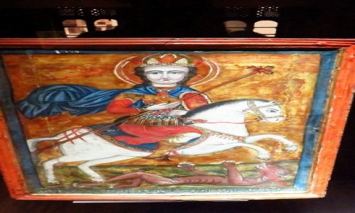 Zdjcie EGIPT / Kair / Kair - Muzeum Koptyjskie / ikony VIII - XII wiek