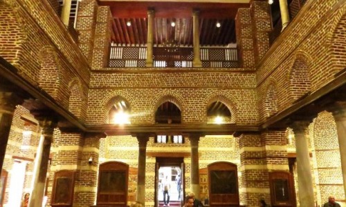 Zdjęcie EGIPT / Kair / Kair - dzielnica koptyjska / kościół św. św. Sergiusza i Bachusa