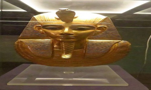 Zdjcie EGIPT / Kair / Kair - Muzeum Egipskie / popiersie Psusennesa I