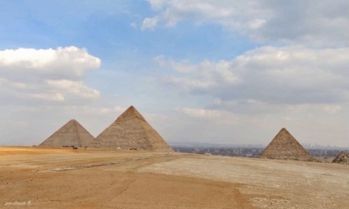 Zdjecie EGIPT / Giza. / Giza. / Piramidy w Gizie.