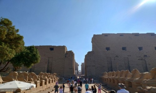 Zdjęcie EGIPT / Hurgada. / Luksor. / Wejście do Świątyni Amona-Re Karnak.