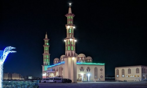 Zdjęcie EGIPT / Hurghada. / Hurghada. / Biały Meczet El Mina.