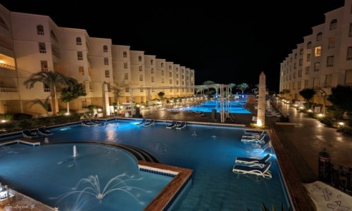 Zdjęcie EGIPT / Hurgada. / Hurghada. / Hurgada wieczorową porą.