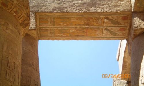 Zdjecie EGIPT / Karnak / w Karnak / malowido