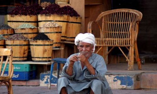 Zdjecie EGIPT / brak / Sharm / Old Market- ulubiony dziadzio:)