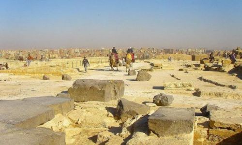 Zdjecie EGIPT / Giza / Giza / Giza - widok na Kair
