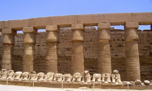 Zdjecie EGIPT / Karnak / światynia w Karnaku / Karnak