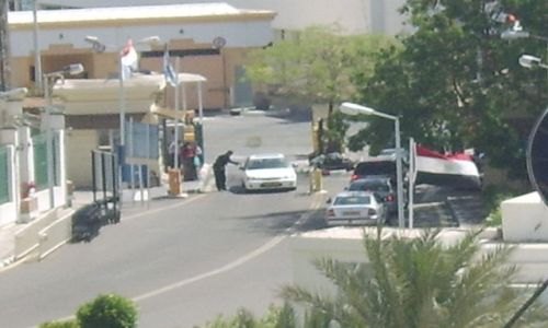 Zdjęcie EGIPT / Taba / Widok z hotelu / granica Egiptu z Izraelem