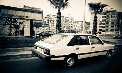 Zdjęcie EGIPT / - / ulice Kairu / polski akcent w Kairze