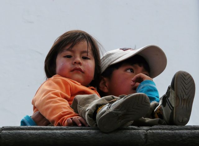 Zdjęcia: Quito, zaplakane dziecko, EKWADOR Zdjęcia: Quito, zaplakane dziecko, EKWADOR
