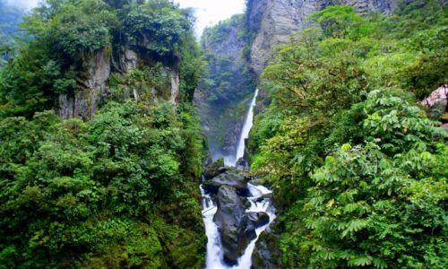 Zdjecie EKWADOR / Riobamba / Riobamba / Wodospad