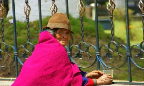 Zdjęcie EKWADOR / Riobamba / Riobamba / Z napojem