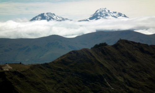 Zdjęcie EKWADOR / Quilota / Kaldera  / Bogini Ilinise śpiąca w chmurach