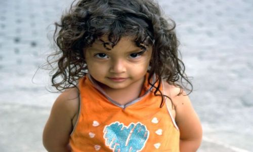 Zdjęcie EKWADOR / brak / BANIOS / Dzieczynka z Banios