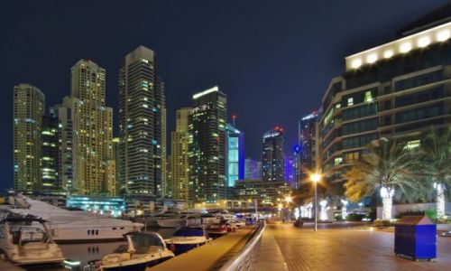 Zdjcie ZJEDNOCZONE EMIRATY ARABSKIE / Dubaj / Dubaj / Dubaj noc